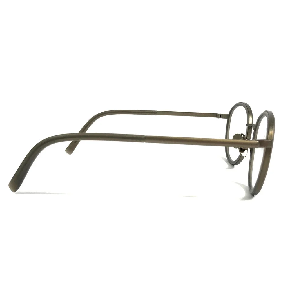Tom Davies Eyeglasses Frames TD741 Col. 2208 Matte Gray Round Full Rim 47-19-140